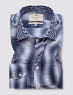 Slim Fit Pure Cotton Check Shirt