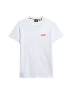 Slim Fit Pure Cotton Crew Neck Logo T-Shirt