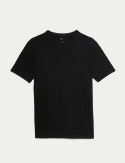 Slim Fit Pure Cotton Crew Neck T-Shirt