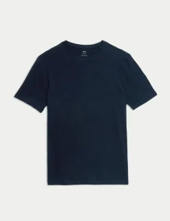 Slim Fit Pure Cotton Crew Neck T-Shirt