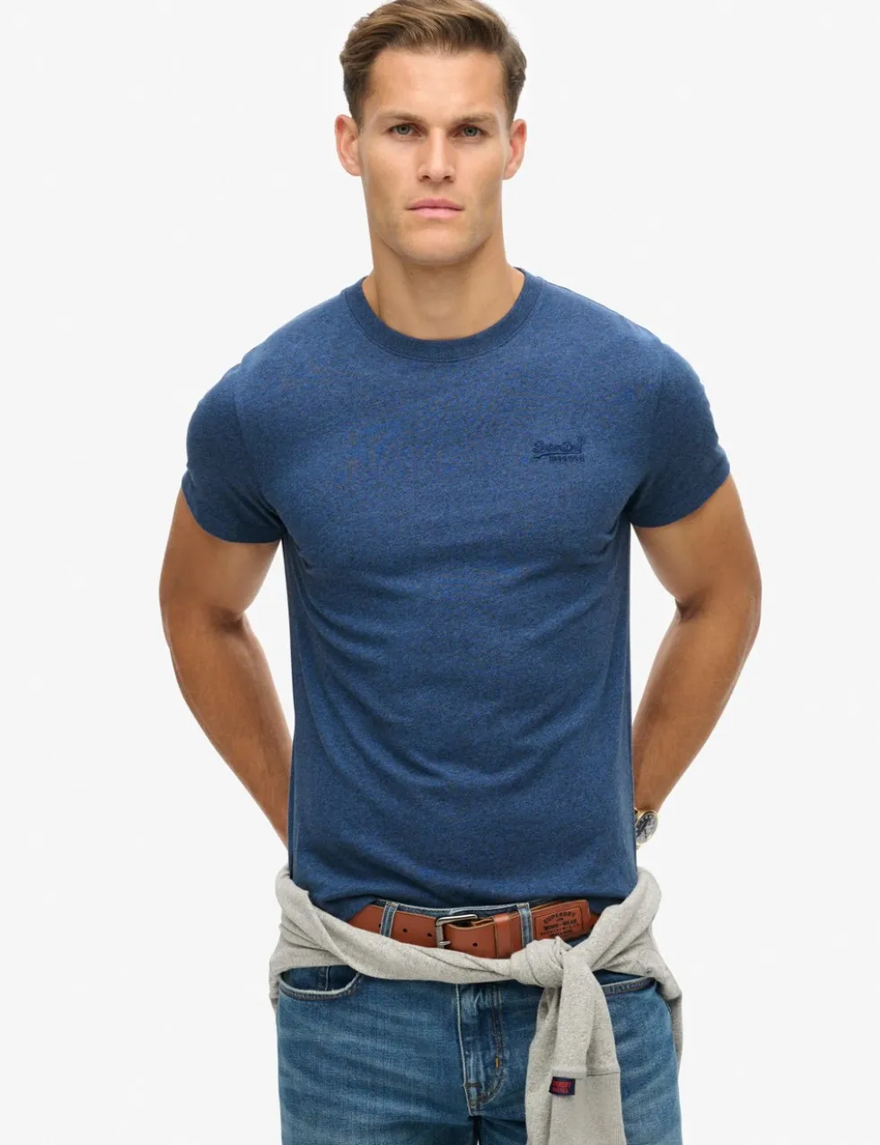 Slim Fit Pure Cotton Crew Neck T-Shirt