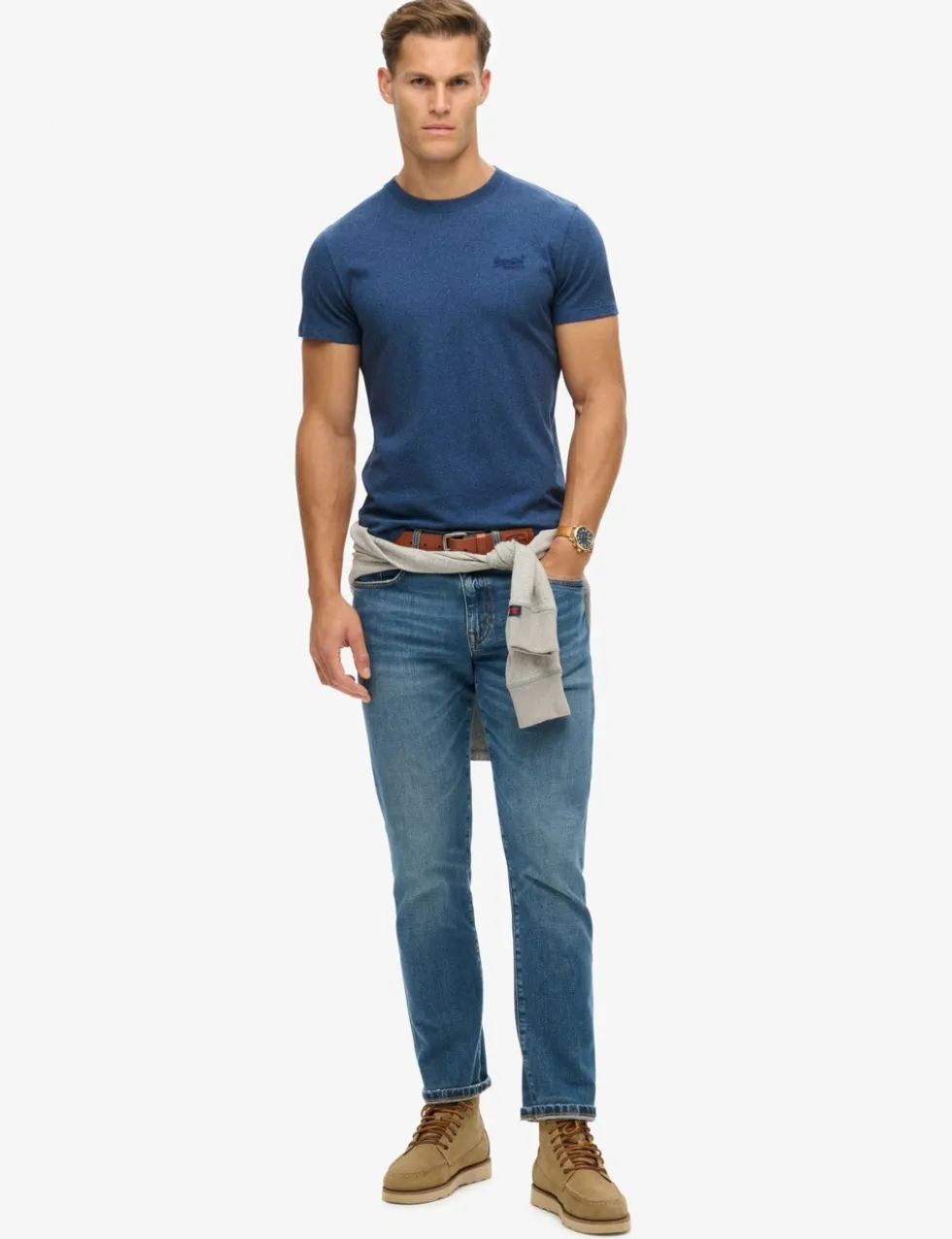 Slim Fit Pure Cotton Crew Neck T-Shirt