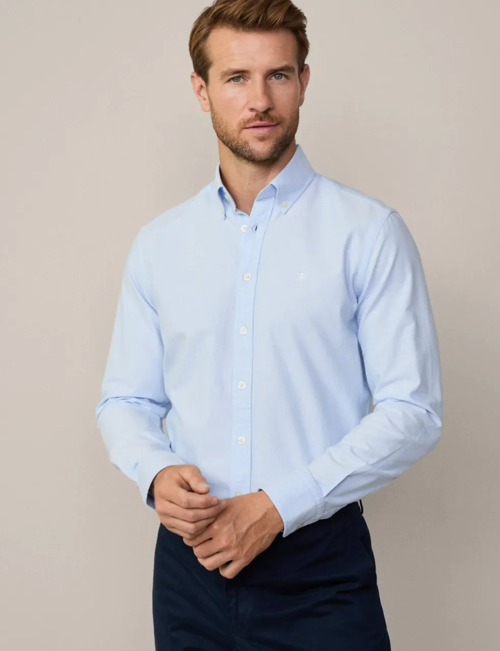 Slim Fit Pure Cotton Oxford Shirt
