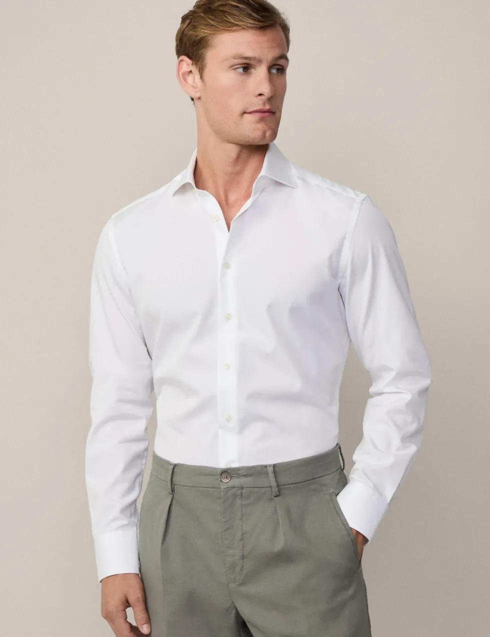 Slim Fit Pure Cotton Oxford Shirt