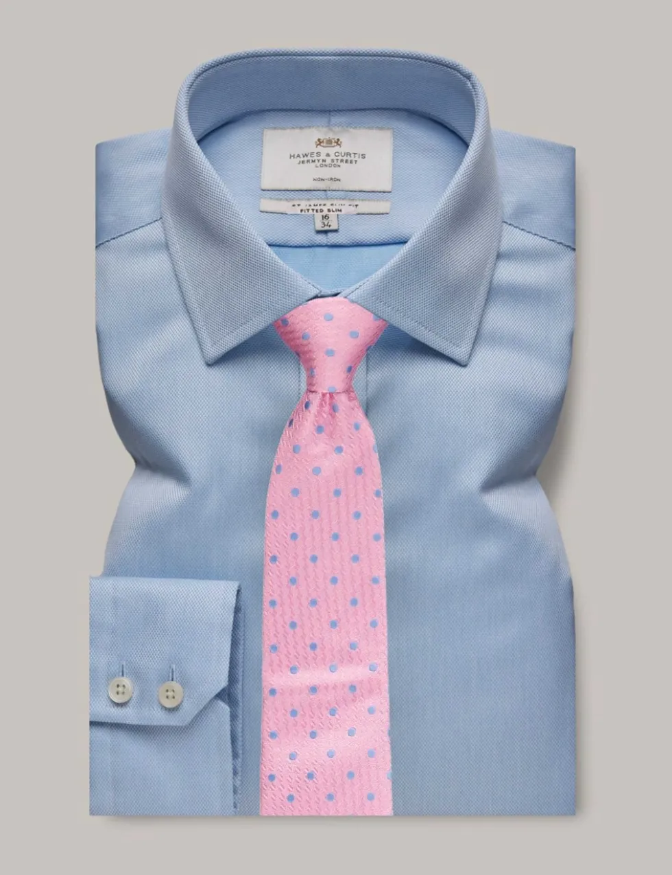 Slim Fit Pure Cotton Pique Shirt