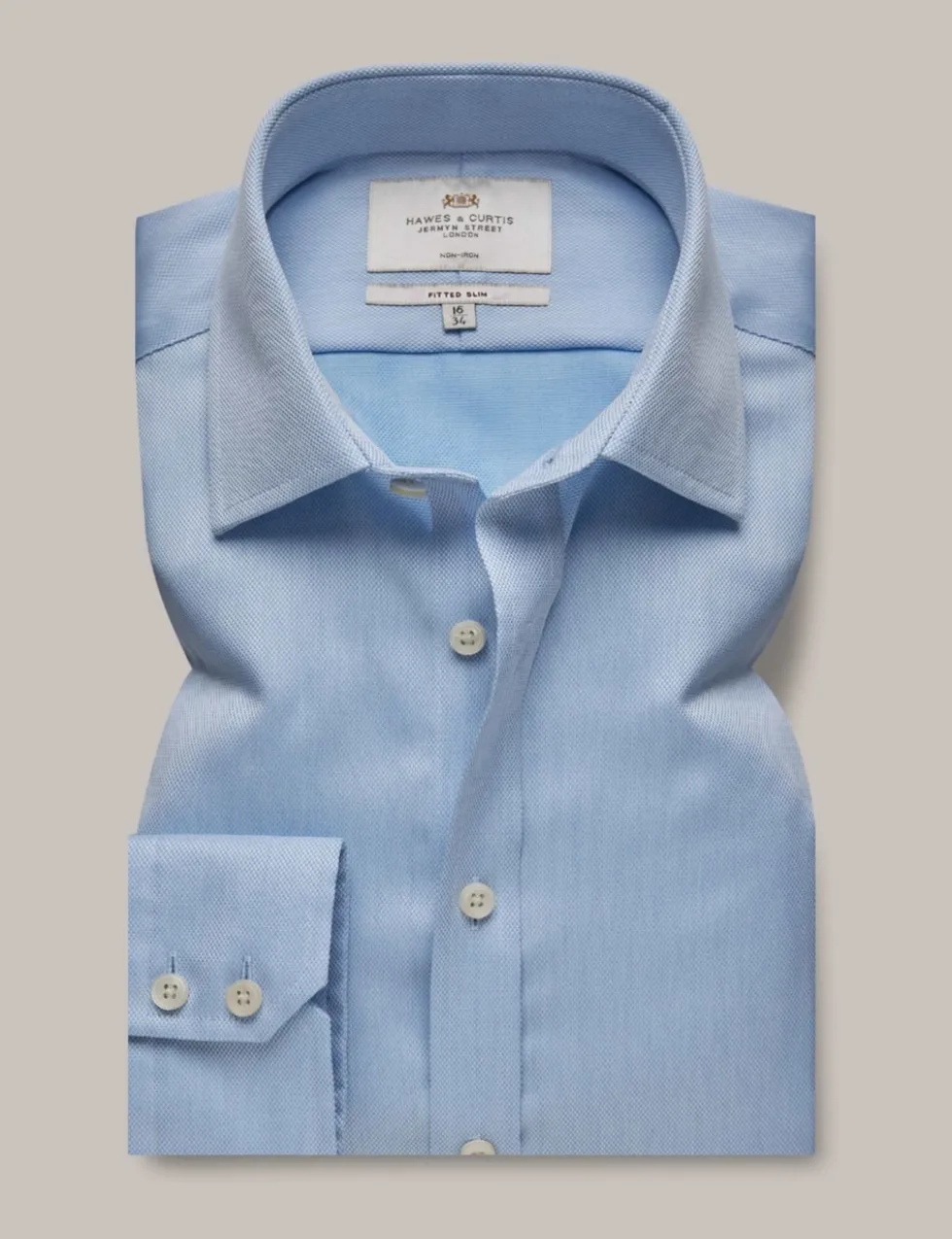 Slim Fit Pure Cotton Pique Shirt