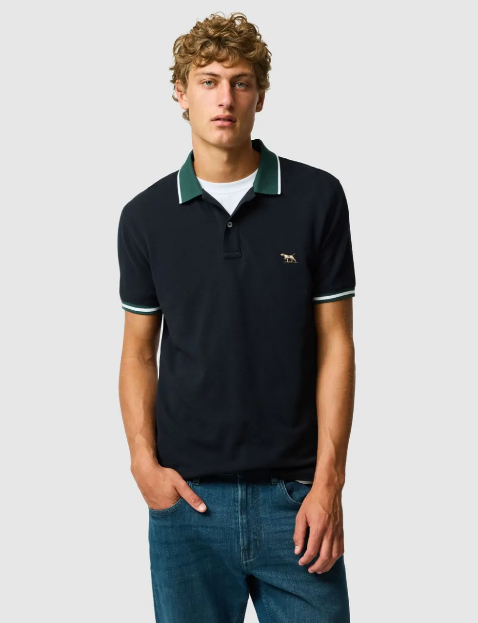 Slim Fit Pure Cotton Polo Shirt