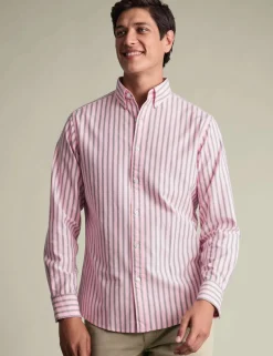 Slim Fit Pure Cotton Striped Oxford Shirt
