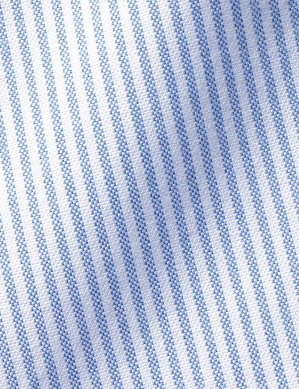 Slim Fit Pure Cotton Striped Oxford Shirt