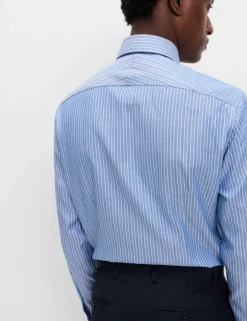 Slim Fit Pure Cotton Striped Shirt