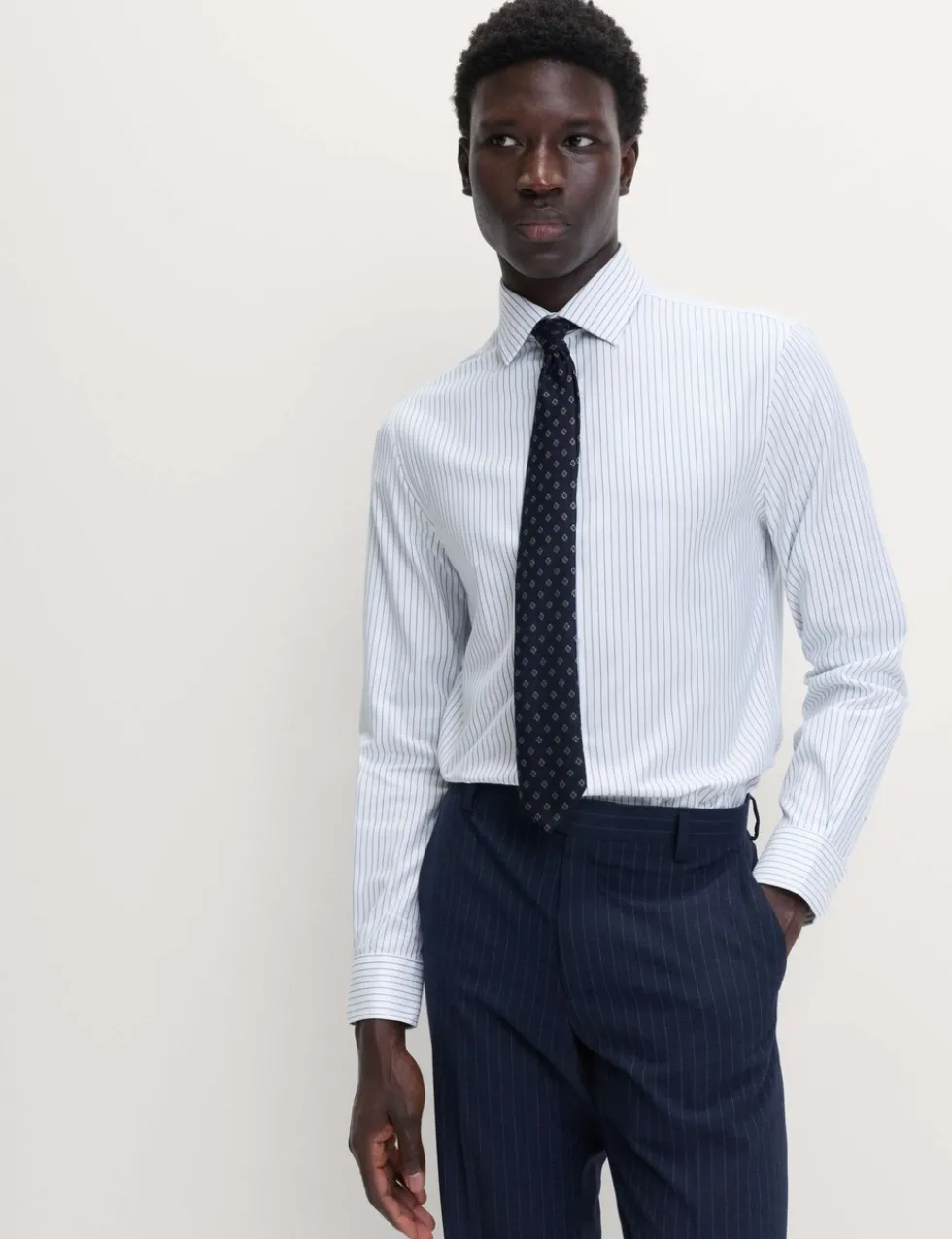 Slim Fit Pure Cotton Striped Shirt