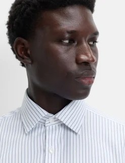 Slim Fit Pure Cotton Striped Shirt