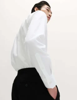 Slim Fit Pure Cotton Twill Luxury Shirt