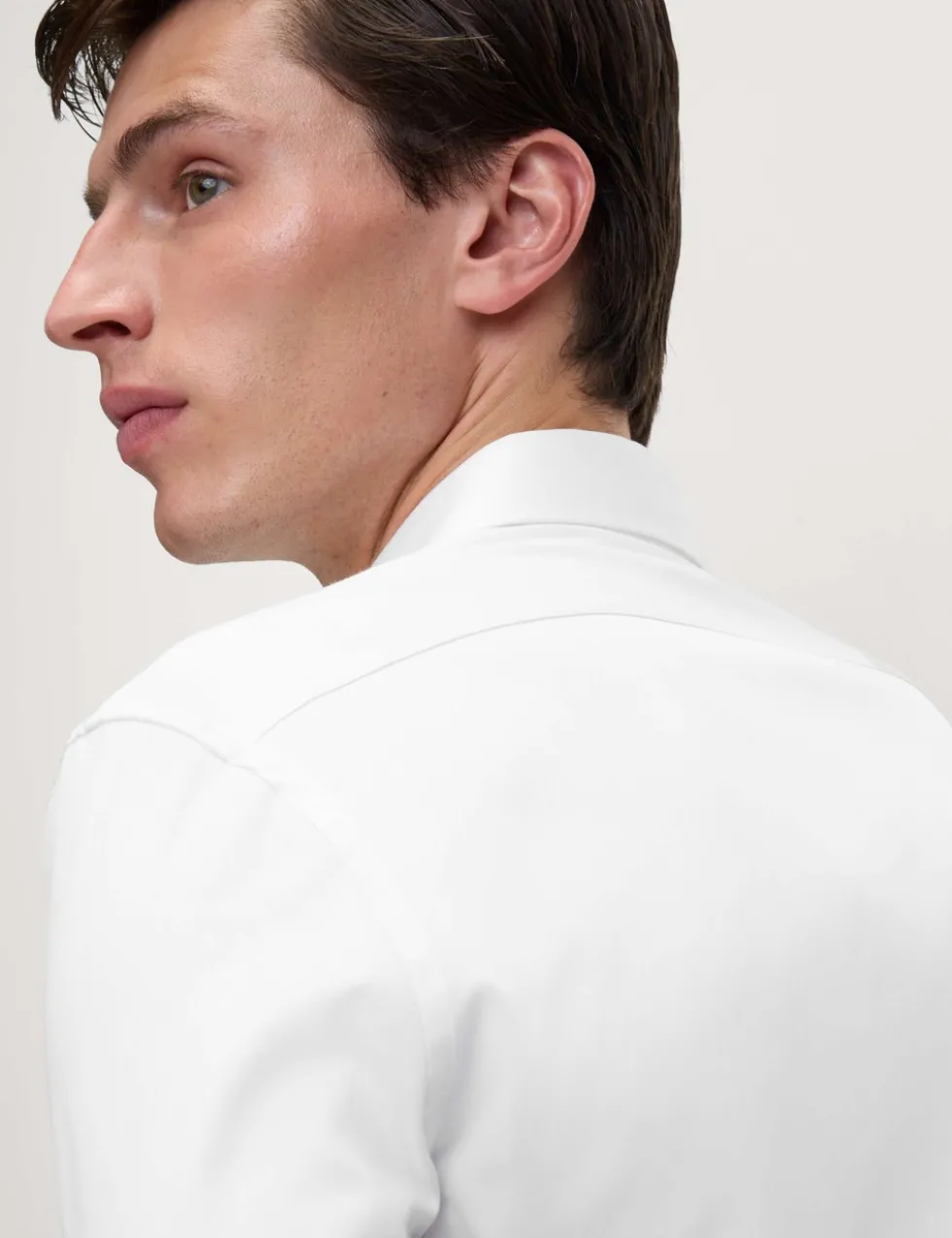 Slim Fit Pure Easy Iron Cotton with Stretch Shirt