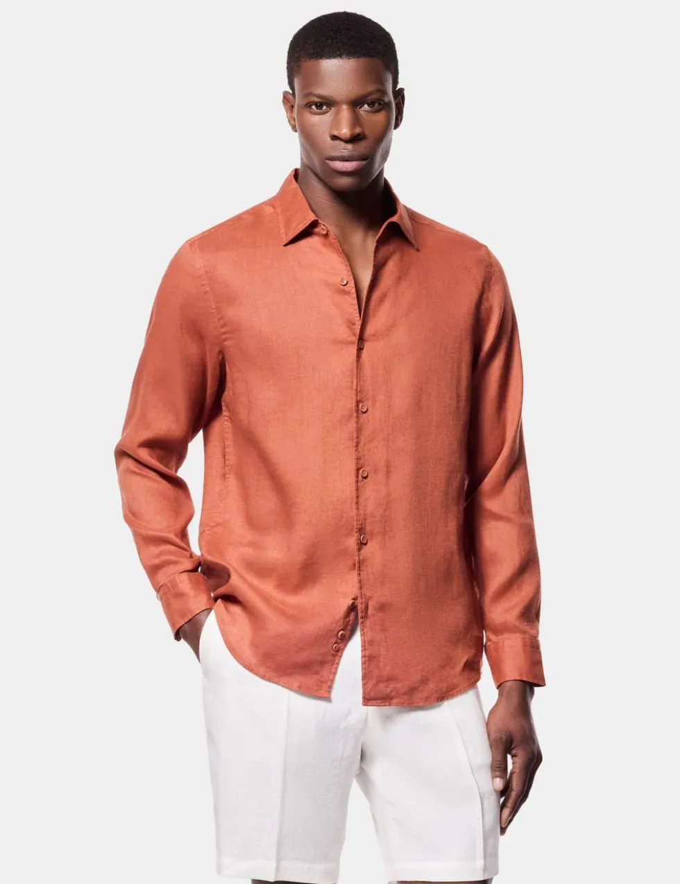 Slim Fit Pure Linen Shirt