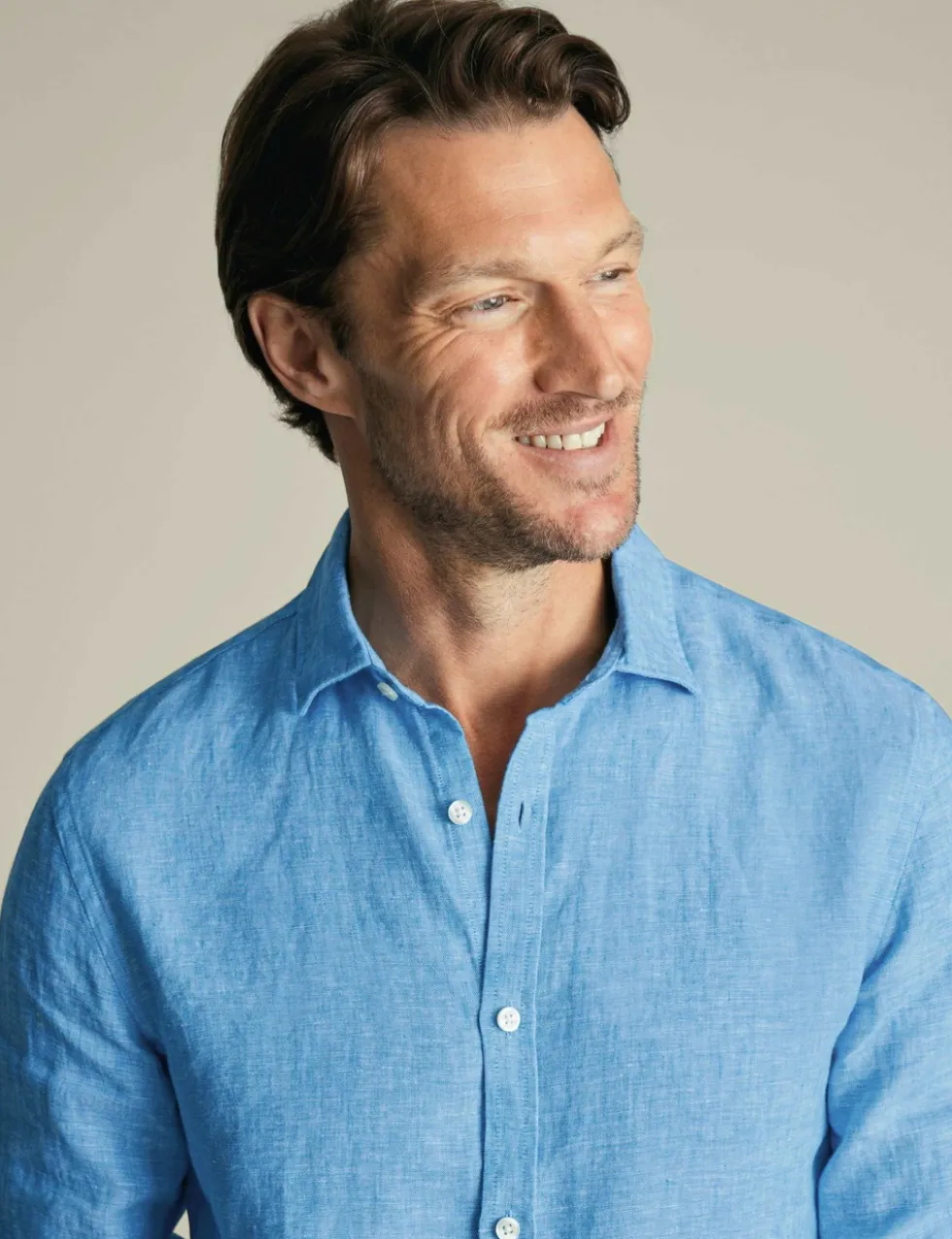 Slim Fit Pure Linen Shirt