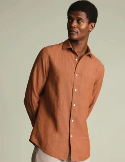 Slim Fit Pure Linen Shirt