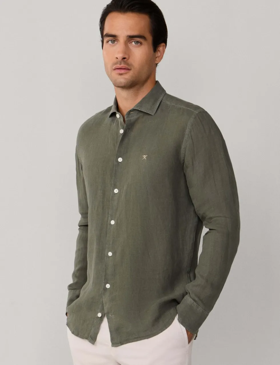 Slim Fit Pure Linen Shirt