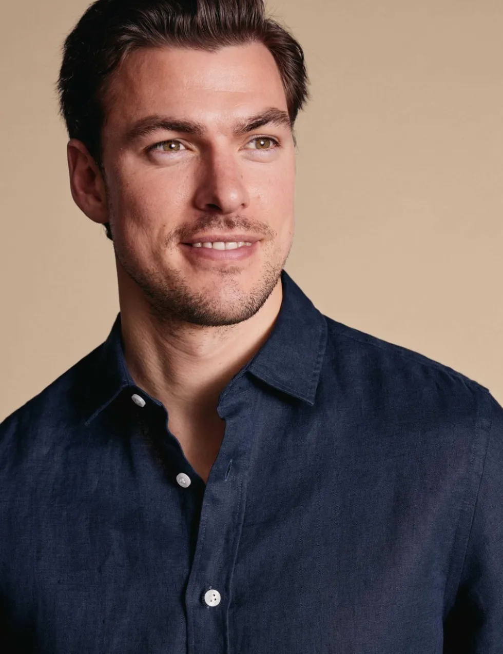 Slim Fit Pure Linen Shirt