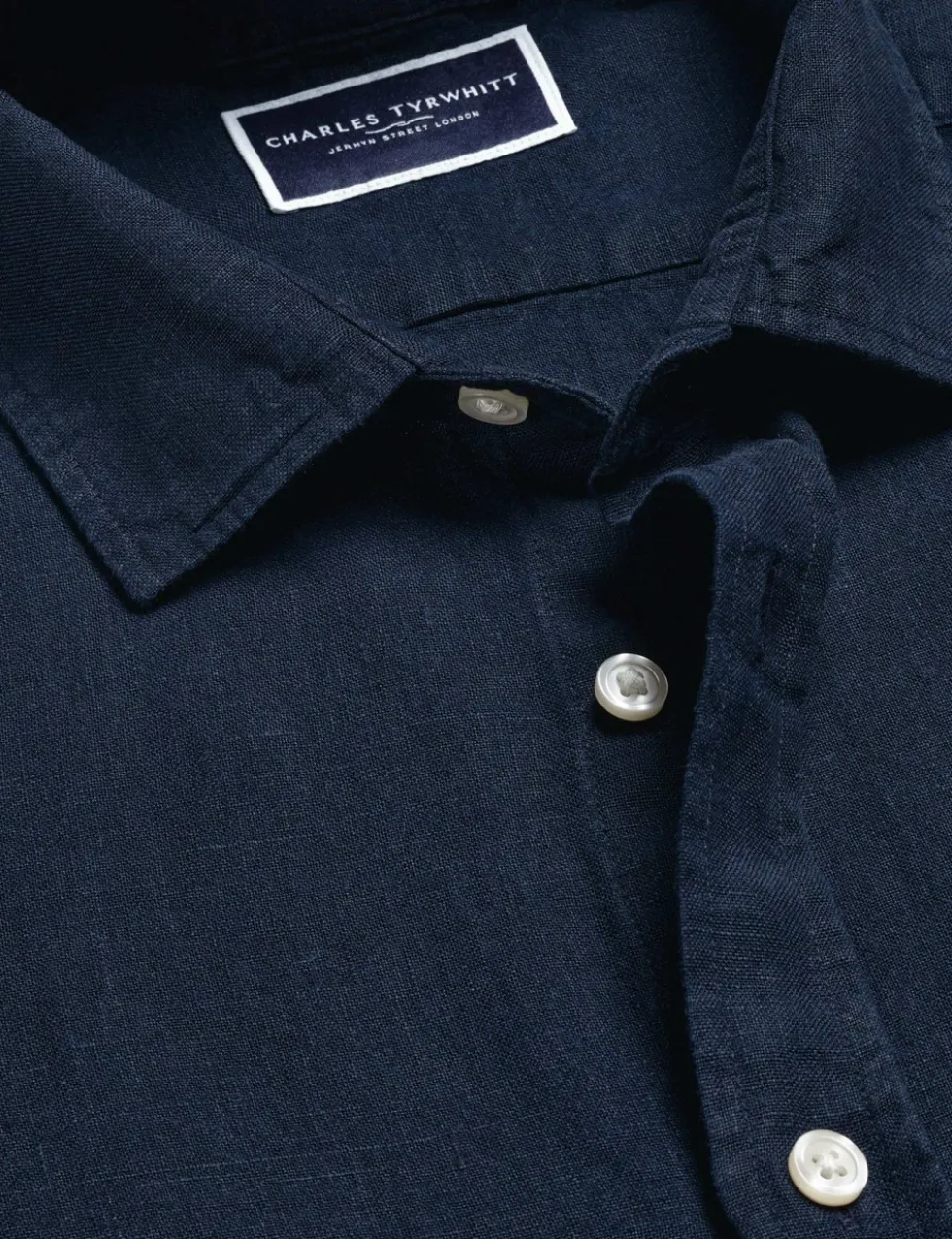 Slim Fit Pure Linen Shirt