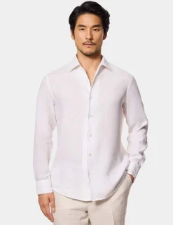 Slim Fit Pure Linen Shirt