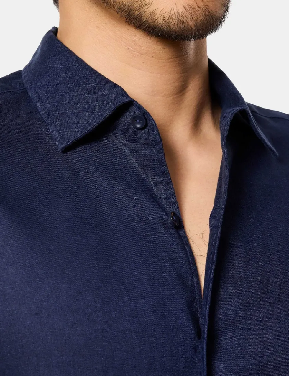 Slim Fit Pure Linen Shirt