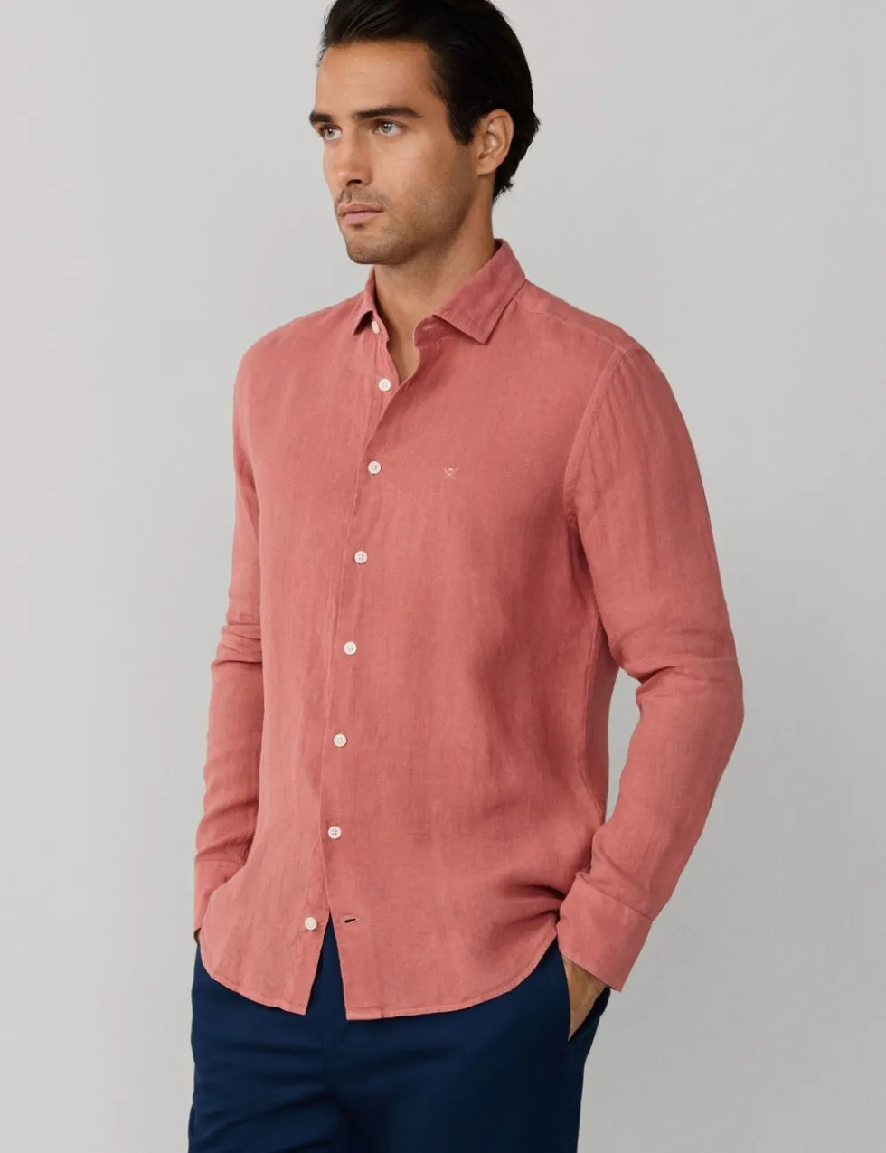 Slim Fit Pure Linen Shirt