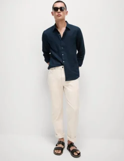 Slim Fit Pure Linen Shirt