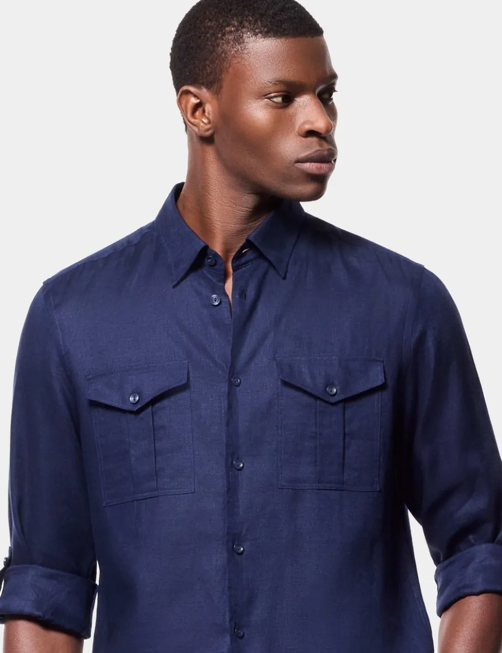 Slim Fit Pure Linen Shirt