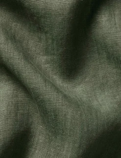 Slim Fit Pure Linen Short Sleeve Shirt