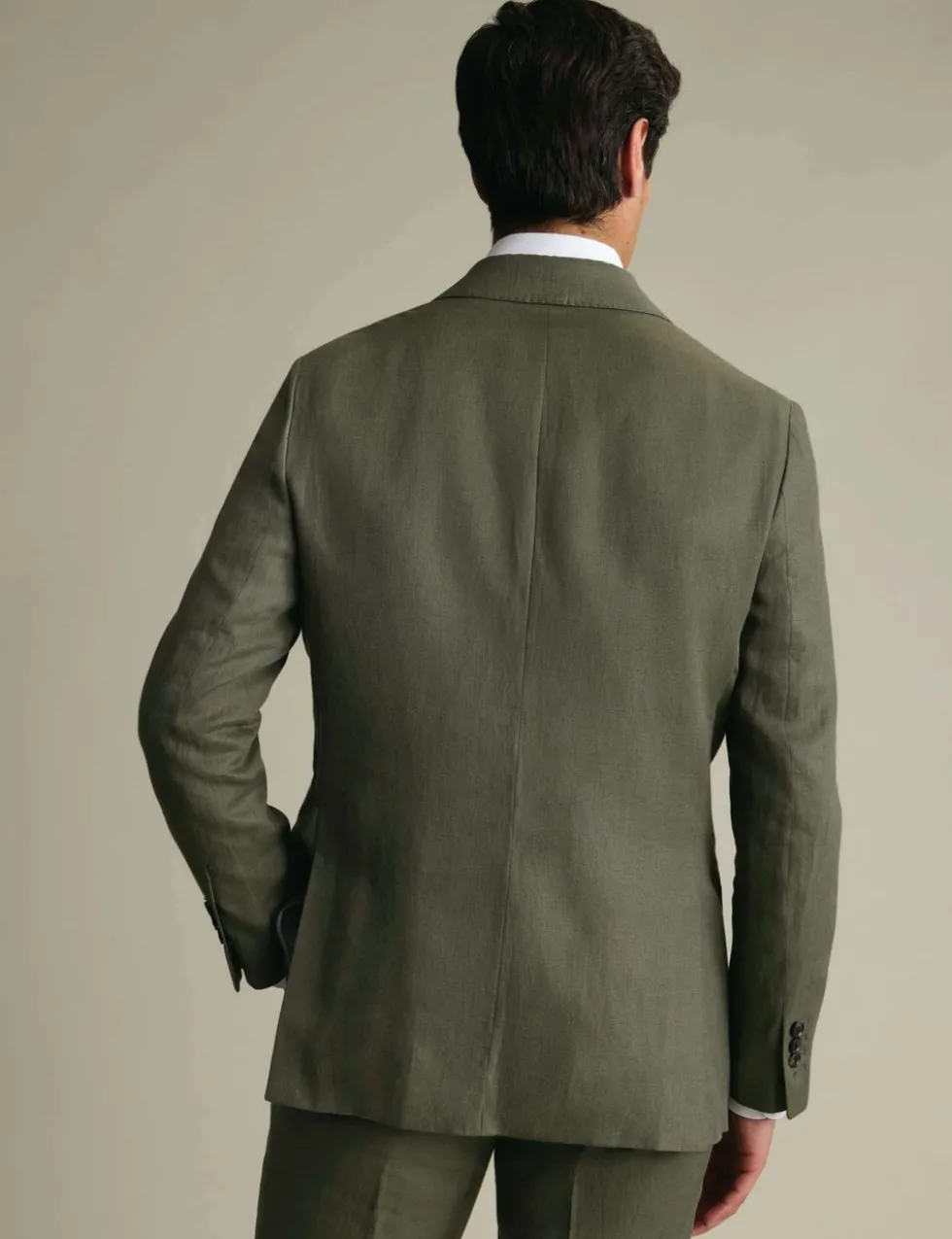 Slim Fit Pure Linen Suit Jacket