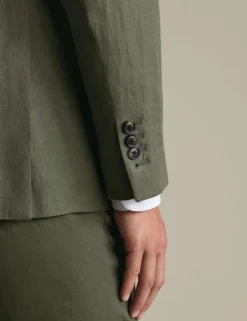 Slim Fit Pure Linen Suit Jacket