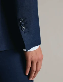 Slim Fit Pure Linen Suit Jacket