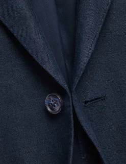Slim Fit Pure Linen Suit Jacket