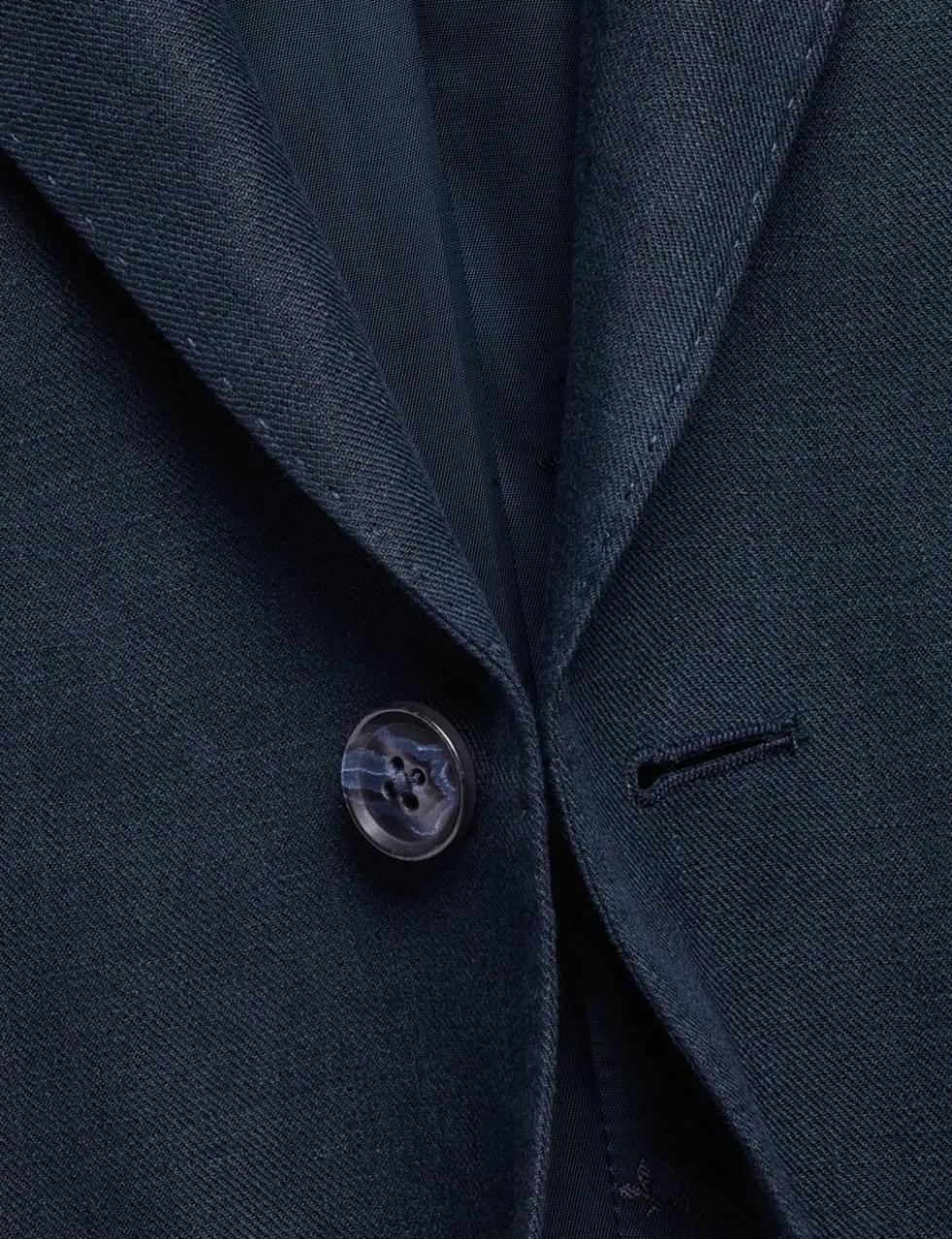 Slim Fit Pure Linen Suit Jacket
