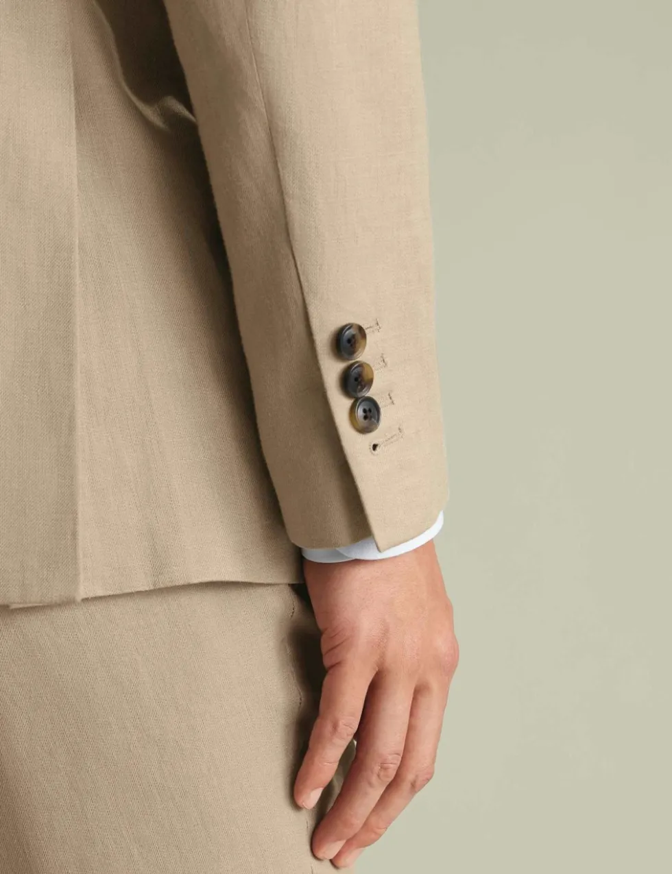Slim Fit Pure Linen Suit Jacket
