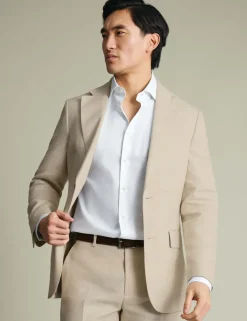 Slim Fit Pure Linen Suit Jacket