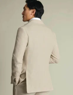 Slim Fit Pure Linen Suit Jacket