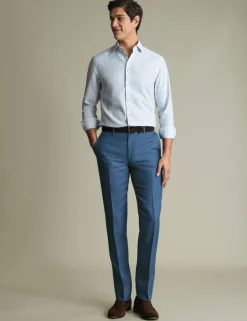 Slim Fit Pure Linen Trousers