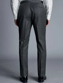 Slim Fit Pure Wool Pinstripe Suit Trousers