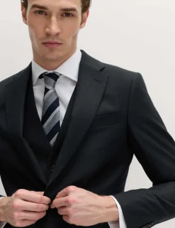 Slim Fit Pure Wool Suit Jacket