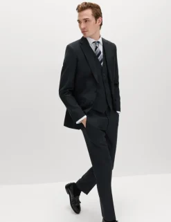 Slim Fit Pure Wool Suit Jacket
