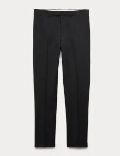 Slim Fit Pure Wool Suit Trousers