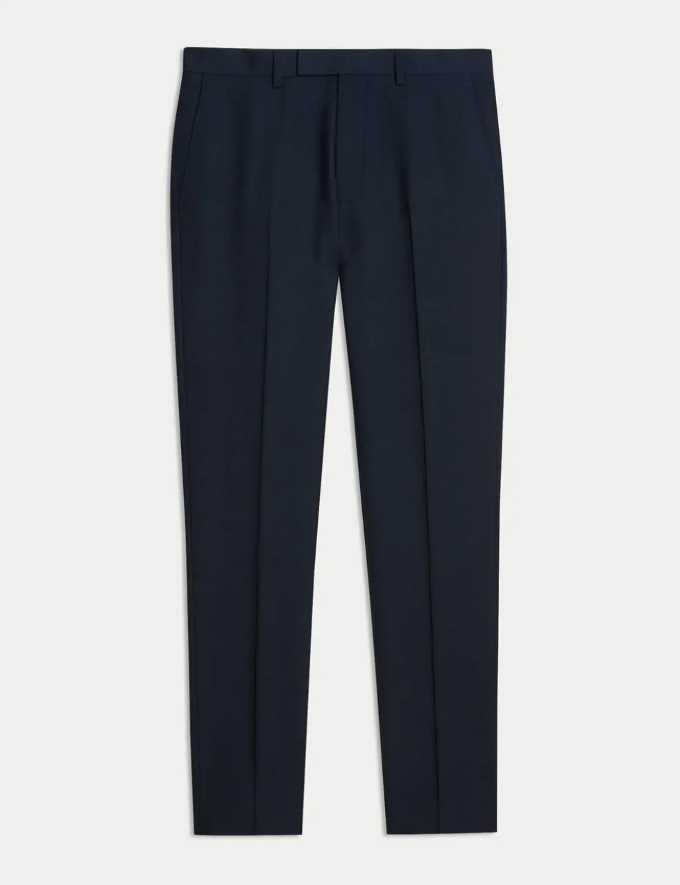 Slim Fit Pure Wool Suit Trousers