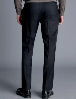 Slim Fit Pure Wool Suit Trousers