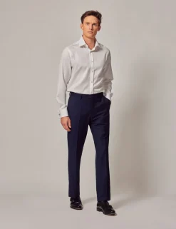 Slim Fit Pure Wool Trousers