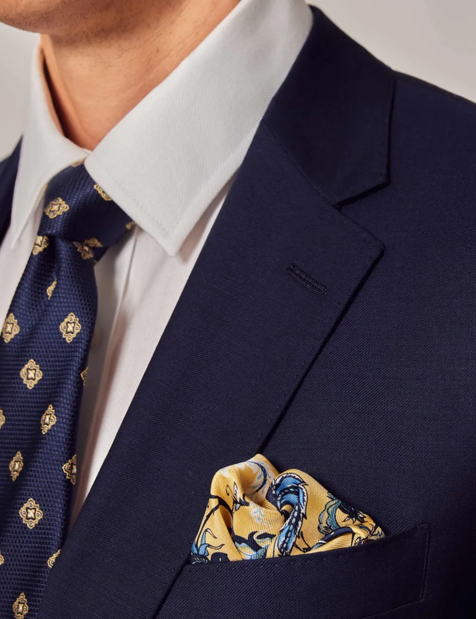 Slim Fit Pure Wool Twill Suit Jacket