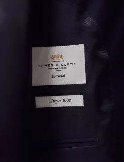 Slim Fit Pure Wool Twill Suit Jacket