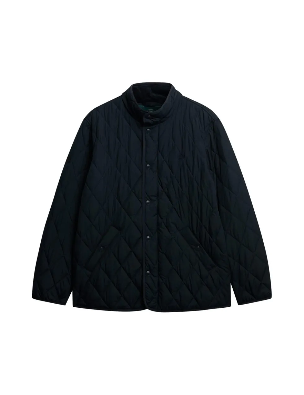 Slim Fit Quilted Funnel Neck Estate Jacket
