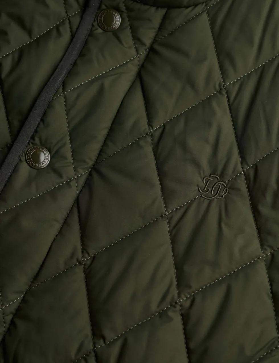 Slim Fit Quilted Funnel Neck Estate Jacket